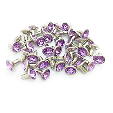 Synthetic Rivet Purple 6mm (Pkt10)