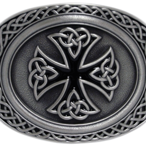 Celtic Trophy Buckle Pewter/Navy