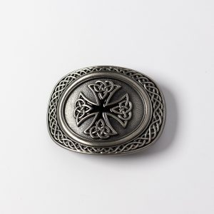 Celtic Trophy Buckle Clear Stone