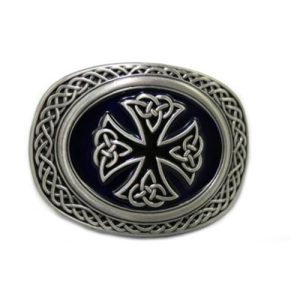 Celtic Trophy Buckle Pewter/Black