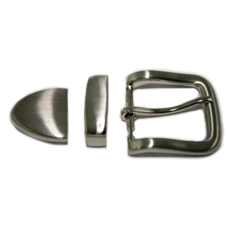 Buckle Set 38mm 3 Piece Polished Nickel