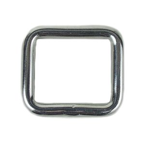 Square 25mm x 20mm Nickel